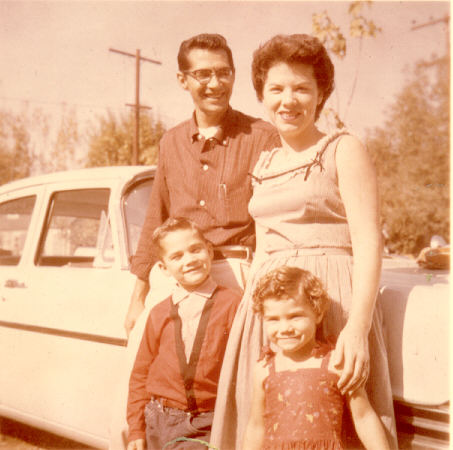 Bennie, Dovie, Steve, Patty - 1958